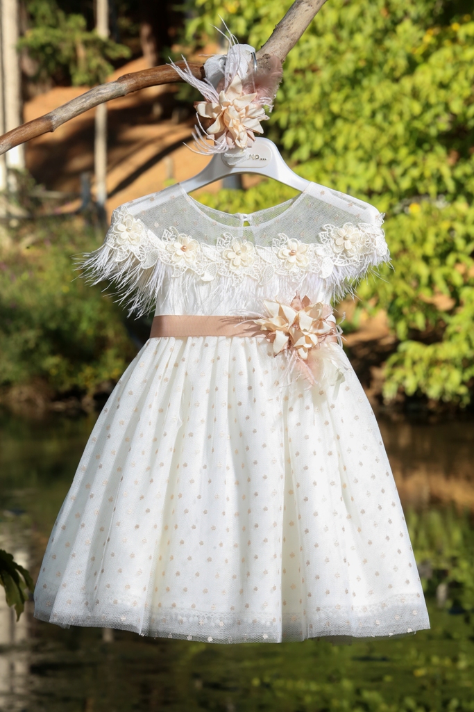 Βαπτιστικό Φόρεμα Mi Chiamo Κ4301Φ